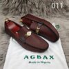 A-011; Genuine Leather Men's Loafers (Custom-made) - Image 3